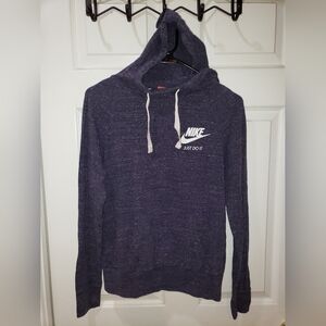 Nike Women's Heathered Purple Hoodie Size Small